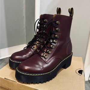 Dr. Martens Cherry Red Combat Boots